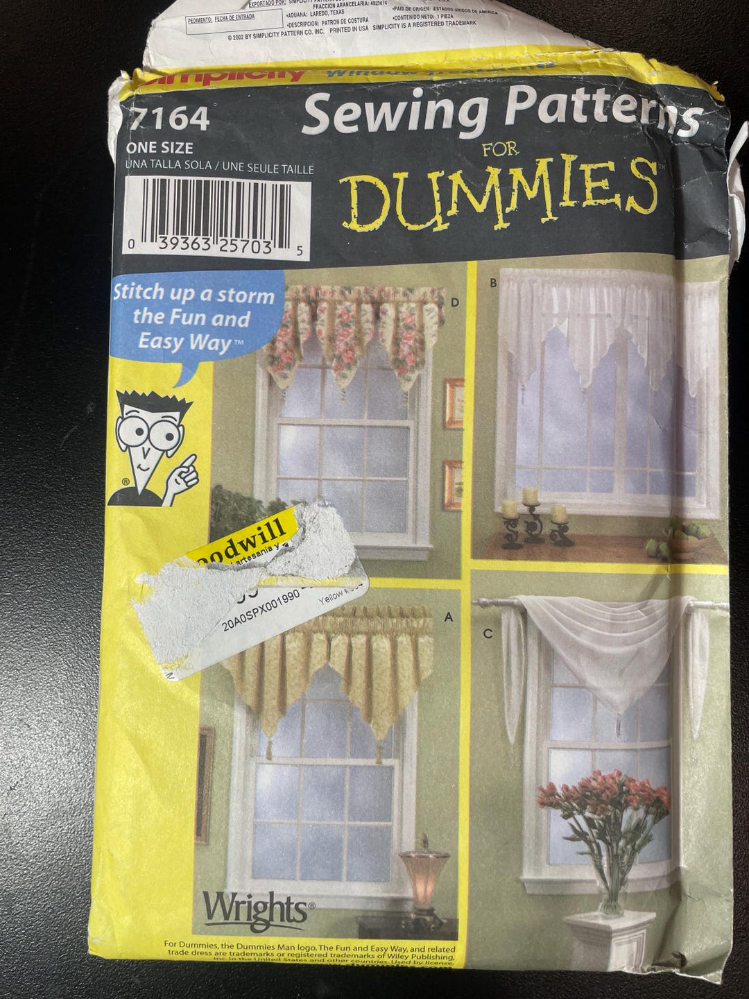 Simplicity 7164 Window Treatment, Valance and Curtain Pattern UNCUT - Etsy