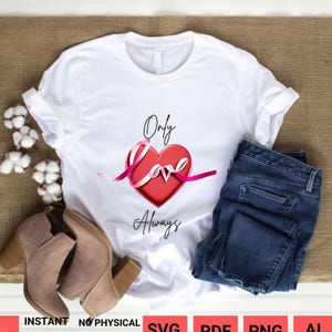 優しいママライフのためのラブSVG PNG | 母の日デザイン | Cricut & Sublimation 用デジタルダウンロード