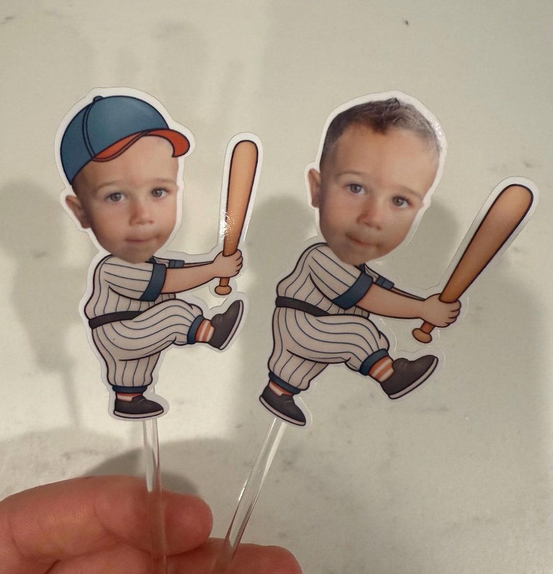 Custom Photo Cake Toppers | Personalized Cupcake Toppers | Any Theme ...