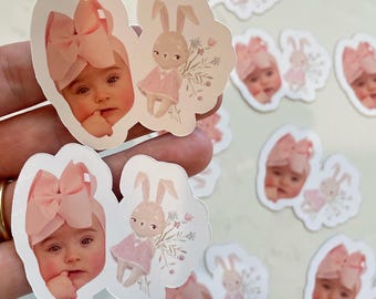 personalized face confetti, photo confetti, face confetti, custom face photo confetti, 21st birthday decor, bachelorette party decorations