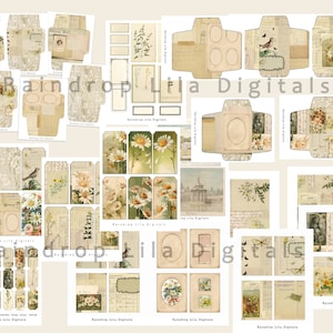 Daisy Ephemera ADD ON Collection - SPRING - digital Printable for Junk Journaling
