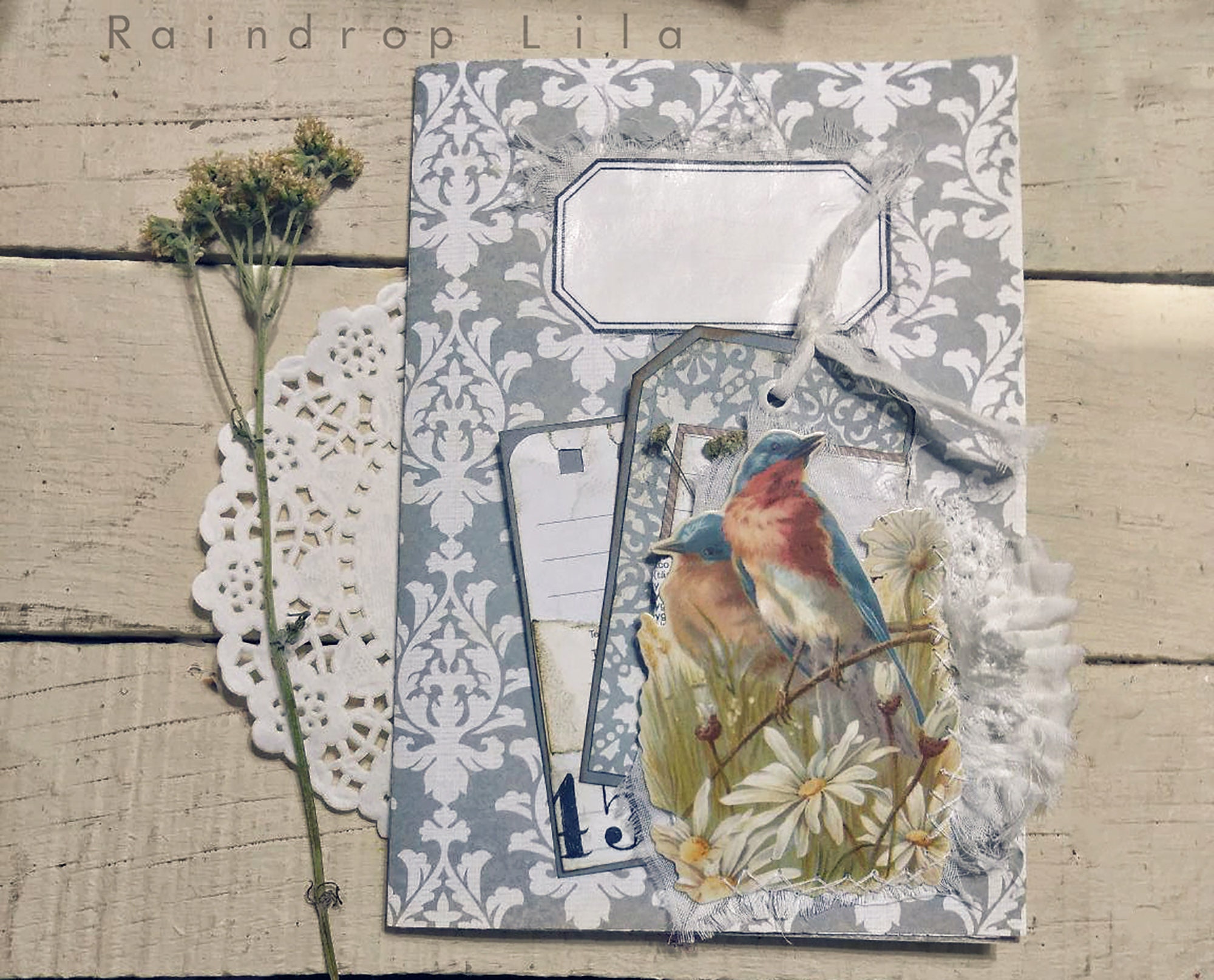 Spring Grayscale Digital Kit Printables for Junk Journaling | Etsy