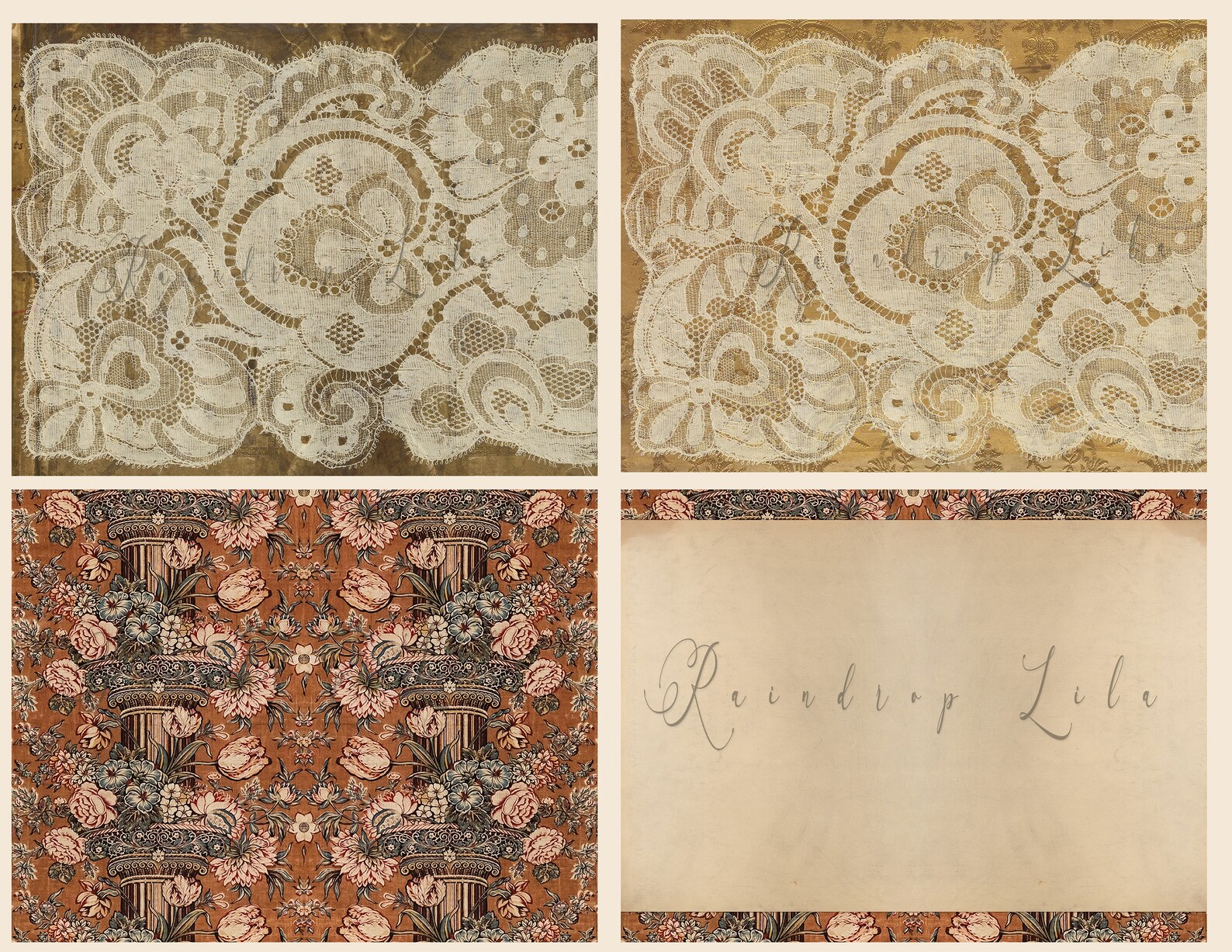 Timeless Patterns Standard Printable - Instant Download, Vintage Junk ...