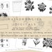 Spring Grayscale Digital Kit Printables for Junk Journaling - Etsy