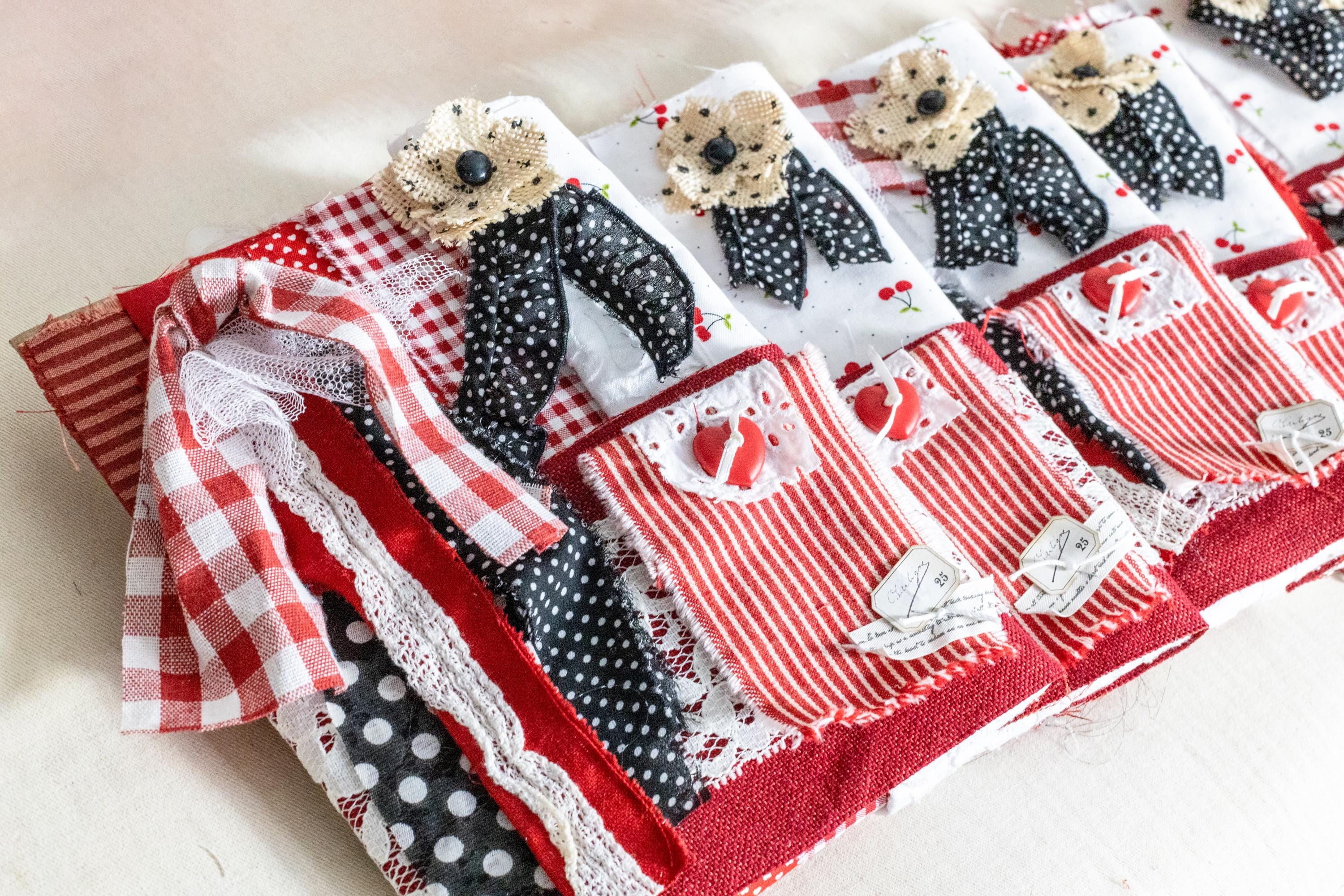 Retro Red Journal Maker Kit, Limited Ed, Junk Journal Maker