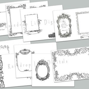 Grayscale Baby Junk Journal Digital Pages Printable - Etsy