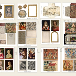 Medieval Ephemera Collection of digital -Castle Core- printables