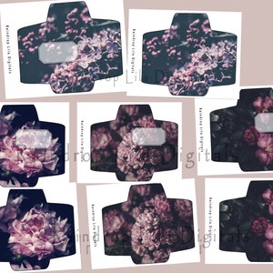 Moody Florals Coin Envelopes for Junk Journals