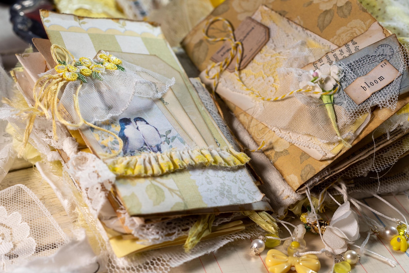 Yellow Roses Tags, Printable, Standard Junk Journal Kit, INSTANT ...