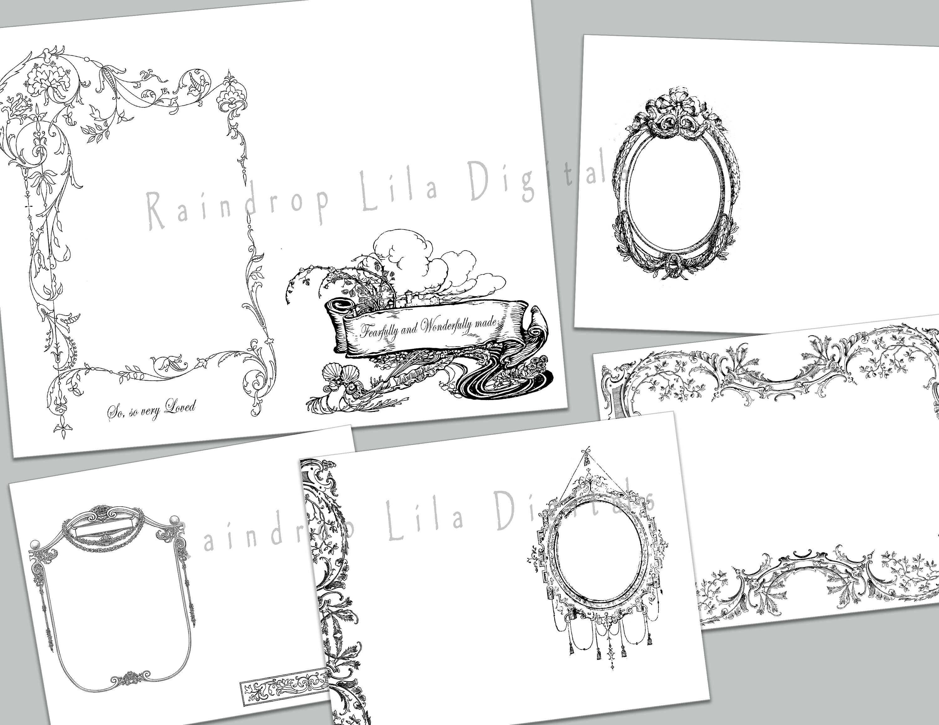 Grayscale Baby Junk Journal Digital Pages Printable - Etsy