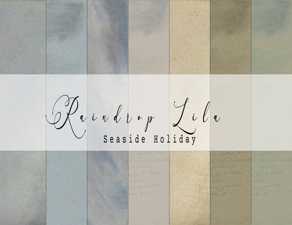Seaside Basics 7 Pc Background Paper, Backing Paper, Neutral INSTANT DOWNLOAD Junk Journal digital
