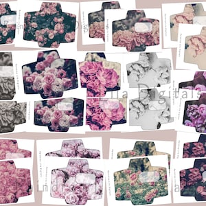 Pink Roses Mega Kit of Coin Envelopes