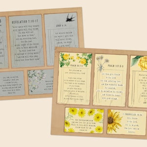 Pastel Bible Verse Cards - Botanical Floral SCRIPTURE JOURNAL PRINTABLE ...