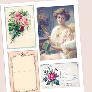 Anabelle~ Vintage Pastel Printable, Junk Journal digitale
