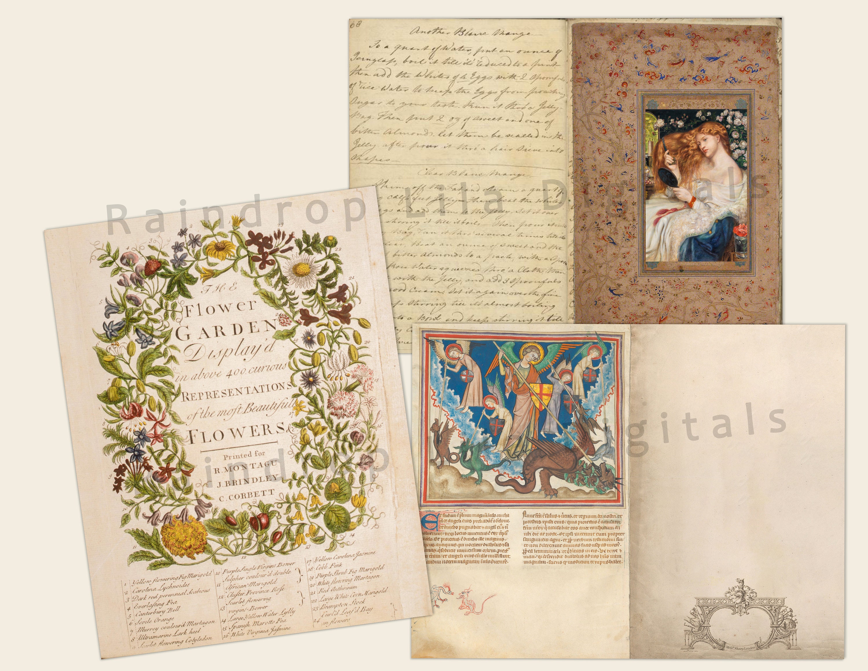 Medieval Layouts 10 PC Digital Medieval Printable Junk - Etsy