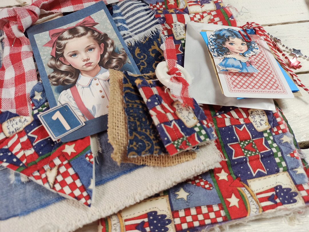 Vintage Journal MAKER KIT #1 - Americana Junk Journal