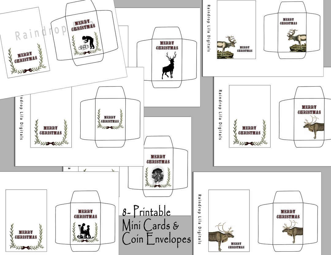 Digital Printable Coin Envelopes - Etsy