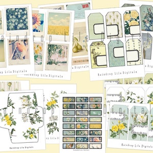 Dreams of Spring - Ephemera Digital Printable for Junk Journaling - Etsy