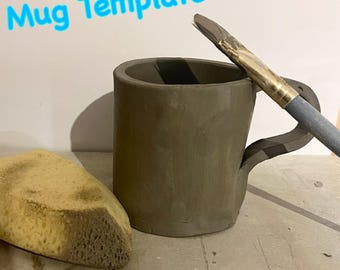 Modelo de caneca de cerâmica