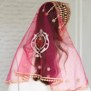 Latin Mass Veil, Lace Chapel Veil, Catholic Church Veil