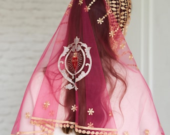 Latin Mass Veil, Lace Chapel Veil, Catholic Church Veil