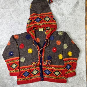 Pachamama Wool Hoodie - Etsy Pachamama Wool Hoodie - Etsy