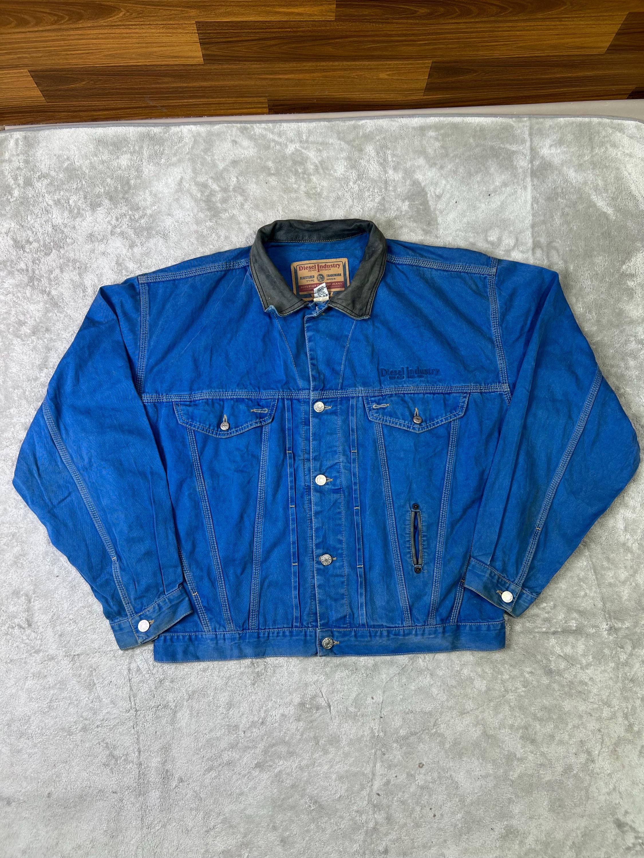 新品　vintage diesel docking jacket Vintage Diesel Cowhide Deck Jacket Fur Lined RARE Archive Y2K