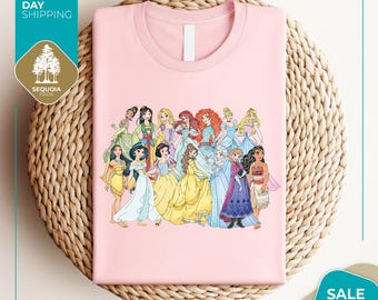 Retro Princess Shirt | Disney Princess Shirt | Princess Characters Shirt | Disney Girl Trip | Disneyland Shirt | Disney Tee | Disney Trip