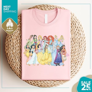 Retro Princess Shirt | Disney Princess Shirt | Princess Characters Shirt | Disney Girl Trip | Disneyland Shirt | Disney Tee | Disney Trip