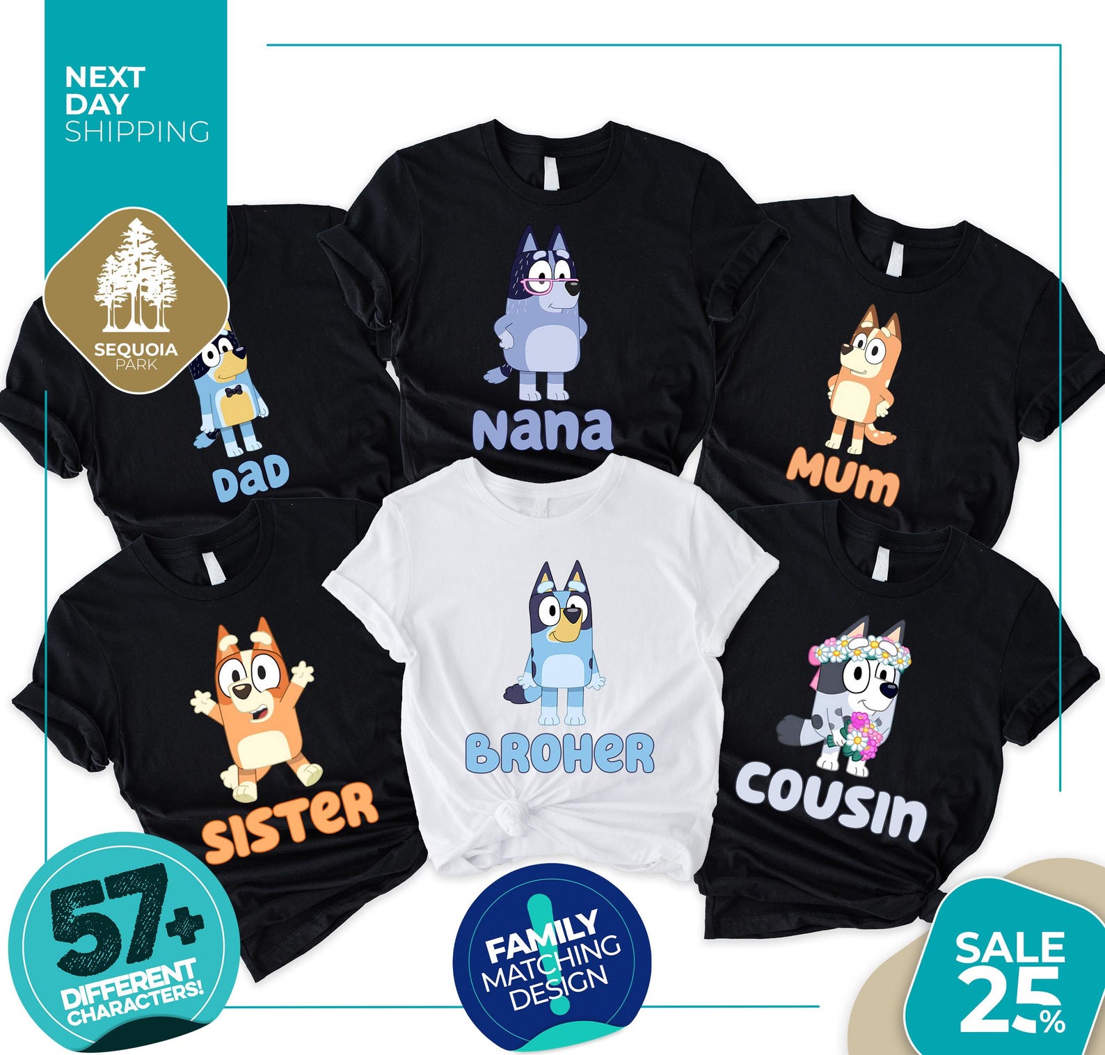 Custom Bluey Birthday Shirt 