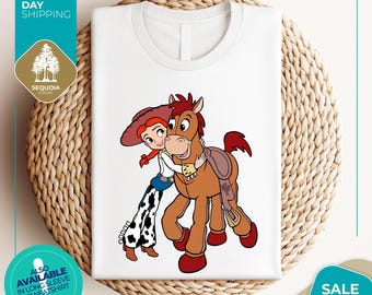 Vintage Disney Toy Story Jessie Bullseye Shirt | Toy Story Jessie and Bullseye Shirt | Disneyworld Shirts | Disney Family Shirts