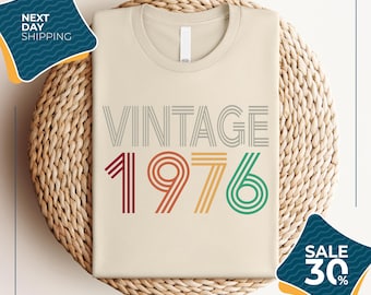 50th Birthday Shirt | Vintage 1976 Shirt | 50th Birthday Gift For Women | 50th Birthday Gift For Men | 50th Birthday
