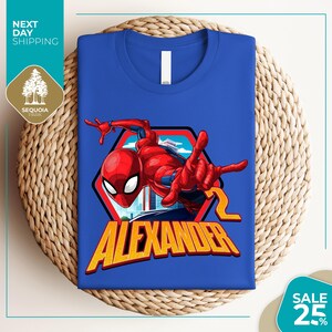 a t - shirt with a spiderman graphic on it