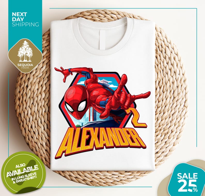a white t - shirt with a spiderman graphic on it
