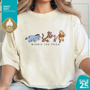 Comfort Color® Disney Winnie The Pooh and Friends Shirt | Disney Family Shirt | Disney Pooh Shirt | Disney Kids Shirt