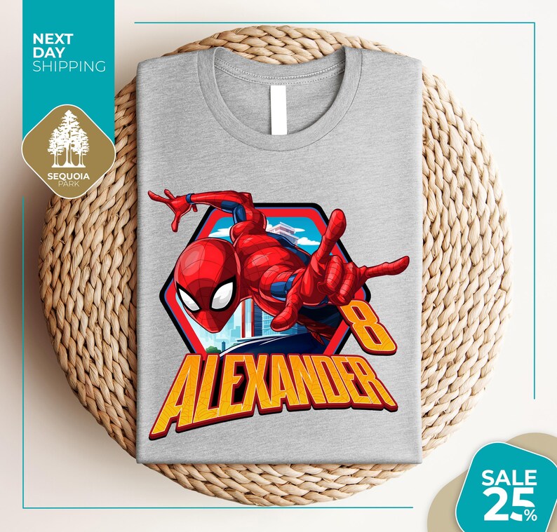 a t - shirt with a spiderman graphic on it