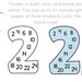 Skip Counting Multiplication Number Posters, Math, Boho, Multiples ...