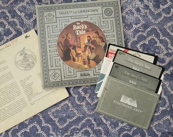 Bards Tale - Commodore 64 Computerspiel - Funktionierte getestet
