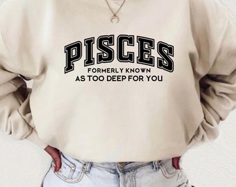 Pisces Facts SVG, Pisces Svg, Pisces Png, Pisces Girl Queen Svg, Pisces Birthday Shirt Svg, Retro Wavy Text Svg Cut File Silhouette, Cricut