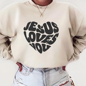 Jesus Loves You SVG, God Svg, Bible Verse Svg, Inspirational Motivational Svg, Christian Religious Svg Jesus Svg Cut File Cricut Sublimation