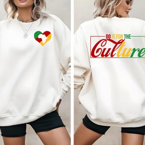 Do It For The Culture SVG, Black Man Woman SVG, Afro Svg, I Am Black History Svg, Black History Month Svg, Juneteenth Svg, Png Silhouette