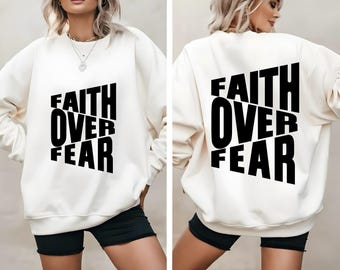 Fe sobre el miedo SVG, Fe Svg, Versículo bíblico Svg, Inspiración y motivación Svg, Jesús Svg, Cristiano religioso Svg, Dios Svg, Cricut