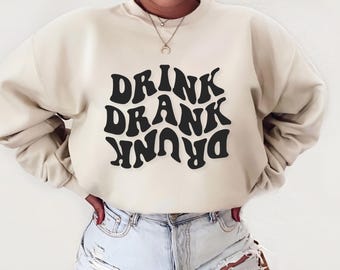 Drink Drank Drunk SVG, Drinking Svg, Girls Night Out Svg, Whiskey Glass Svg, Champagne Svg, Beer Svg, Funny Alcohol Sayings Svg Png Cricut
