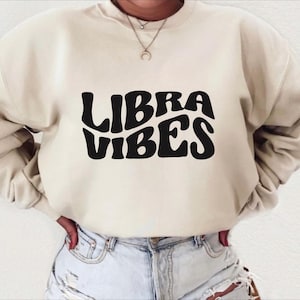 Libra Vibes SVG, Libra Svg, Libra Png, Libra Girl Svg, Libra Queen Svg, Libra Birthday Shirt Svg,  Retro Wavy Text Svg, Sublimation