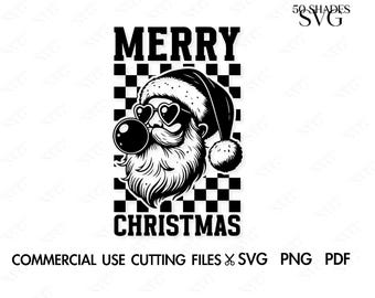 Joyeux Noël SVG, SVG père Noël, Noël Svg, Svg Noël, père Noël Png, père Noël Cricut, Noël rétro Sublimation Cricut