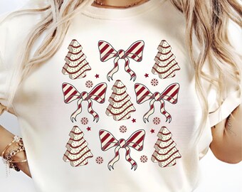 Christmas Tree Svg, Coquette Bow Svg, Merry Christmas Png, Retro Merry Shirt Svg, Christmas DoodlesSvg, PNG, Cute Festive Shirt