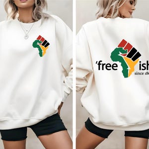 Free-ish Since 1865 SVG, Juneteenth Svg, Black Man Woman SVG, Afro Svg, I Am Black History Svg, Black History Month Svg Png Silhouette