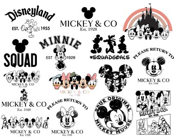 15 Mickey And Co Svg Bundle, Mickey And Friends Svg, Minnie Svg, Family Trip Svg, Vacay mode Svg, Magical Kingdom Svg, Cricut Silhouette