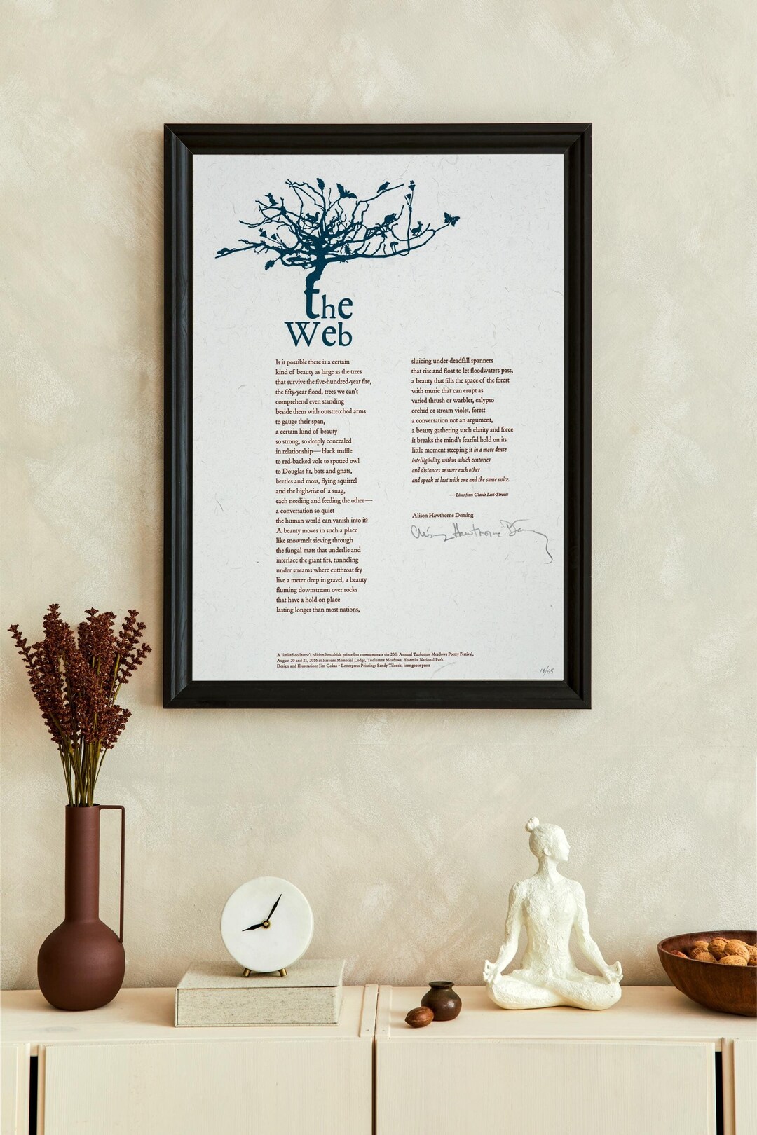 Letterpress Poetry Broadside Print —