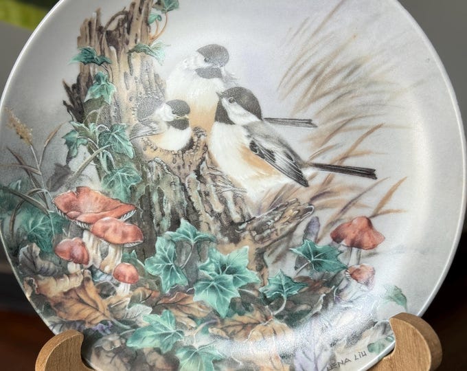 Bradford Exchange ‘Gentle Refrain’ Decorative Plate - Art by Lena Liu, Plate made by W. S. George
